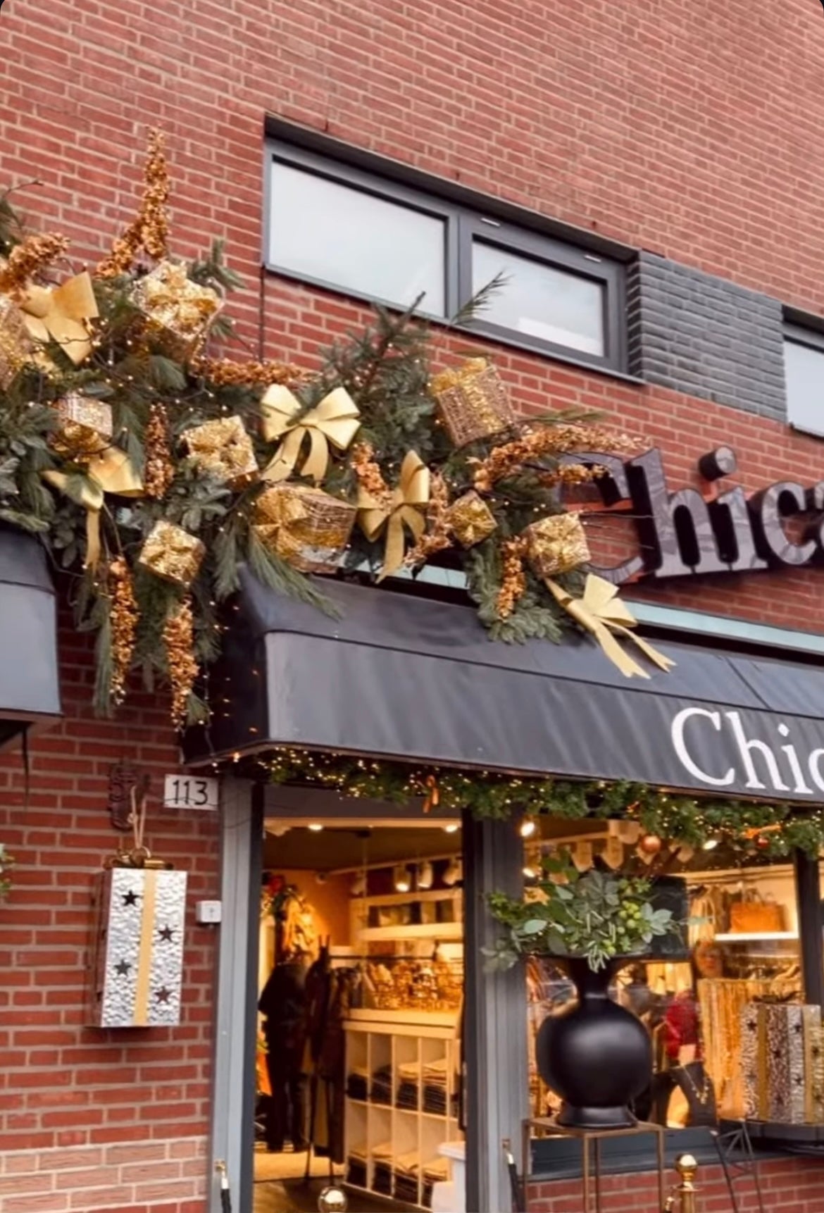Gevelaankleding Christmas - Chica’s