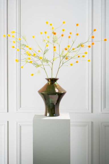 Zijdebloem Mimosa tak geel