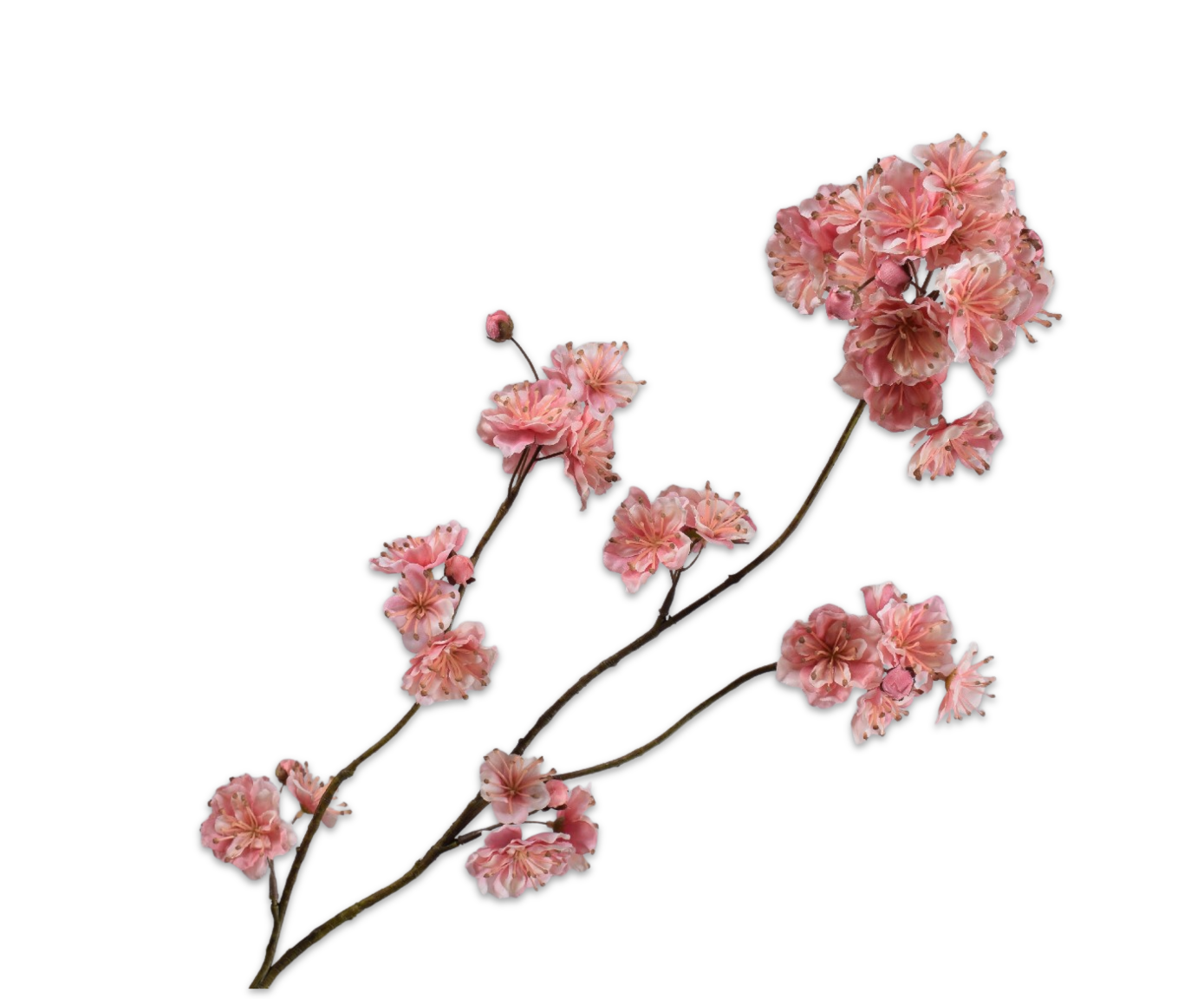 Zijdebloem Bloesemtak roze