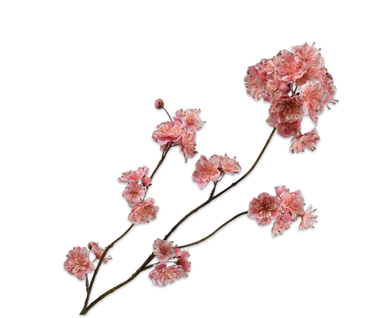 Zijdebloem Bloesemtak roze