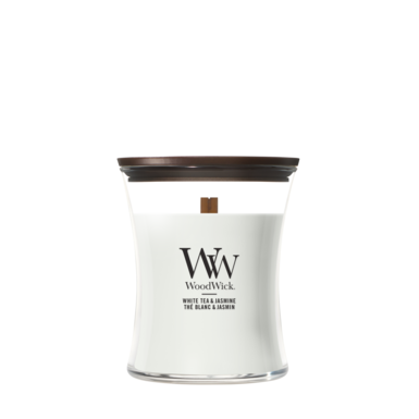 Wood Wick -  White Tea & Jasmine - geur van de maand 25% korting!