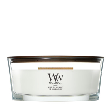 Wood Wick -  White Tea & Jasmine - geur van de maand 25% korting!