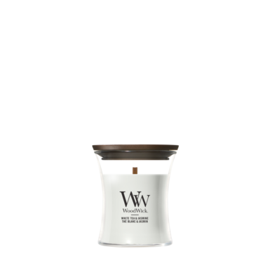 Wood Wick -  White Tea & Jasmine - geur van de maand 25% korting!