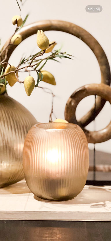 Windlicht Bombyxx beau - taupe - cd12