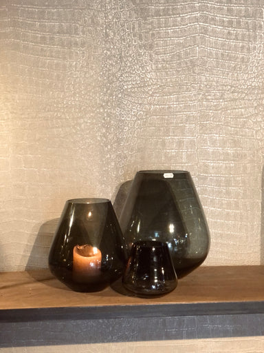 Pear vase - Black smoke