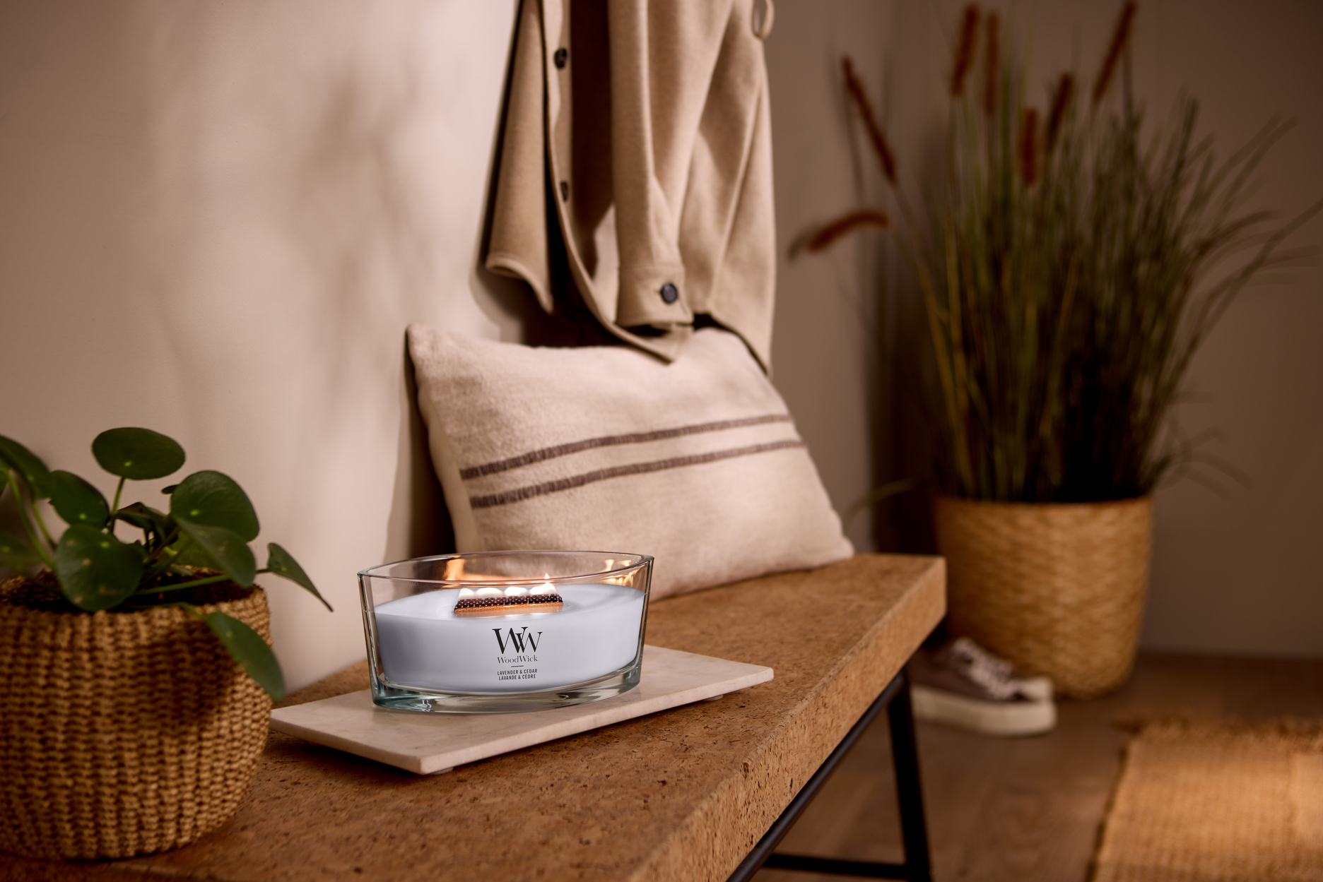 Wood Wick - Lavender & Cedar - geur van de maand 25% korting!